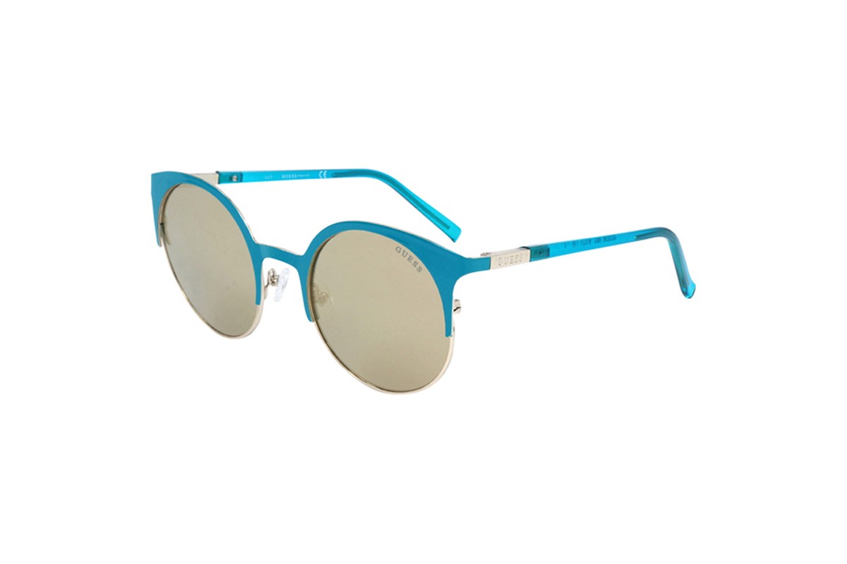 Lunettes de soleil mixte - Catégorie 3 - Turquoise et doré - 02 - 30025332