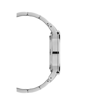 Montre en acier Iconic Link - 40 mm - Argenté et blanc - 02 - 31698805