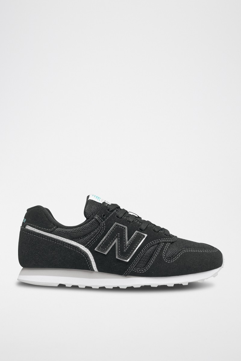 Sneakers en nubuck 373 - Noir - 02 - 30516997