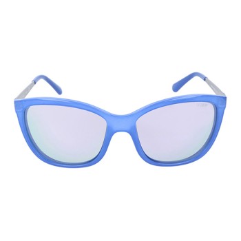 Lunettes de soleil femme - Verres effet miroir - Catégorie 3 - Bleu - 02 - 30025331