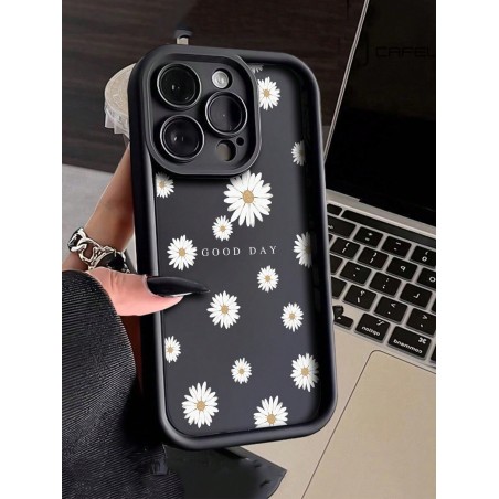 1 Pièce Étui De Téléphone Anti-chute Personnalisé Et Simple Épaissi Avec Petit Imprimé De Fleurs, Compatible Avec Iphone 11 12 13 14 11 Pro Max 12 Pro Max 13 Pro Max 14 Pro Max Xr 15 15 Pro 15 Pro Max Série Samsung - 29259311