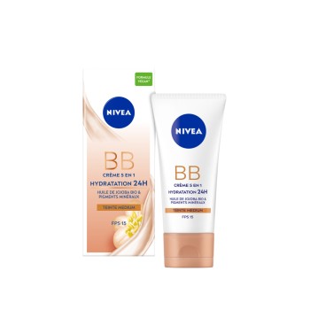 BB crème hydratante - Peaux médiums - SPF 15 - 50 ml - 03 - 26777750