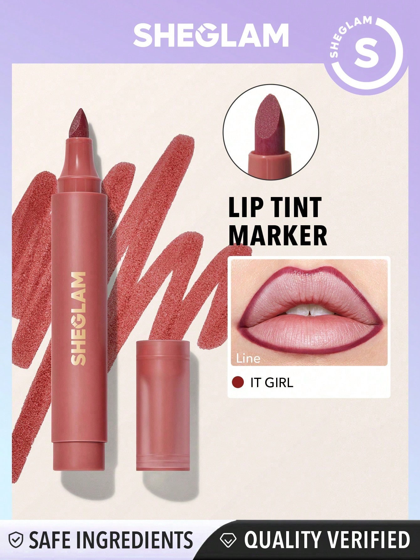 SHEGLAM Lip Tint pour les lèvres Love Stained-It Girl - 19057961