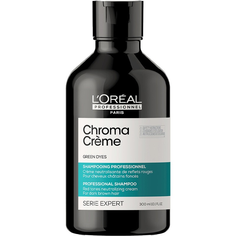 Shampoing neutralisant reflets rouges - Chroma Green - Cheveux châtains foncés - 300 ml - 03 - 26768595