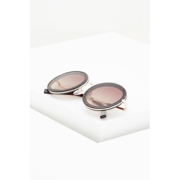 Lunettes de soleil femme - 
Catégorie 3 - Argenté et marron - 02 - 27911602