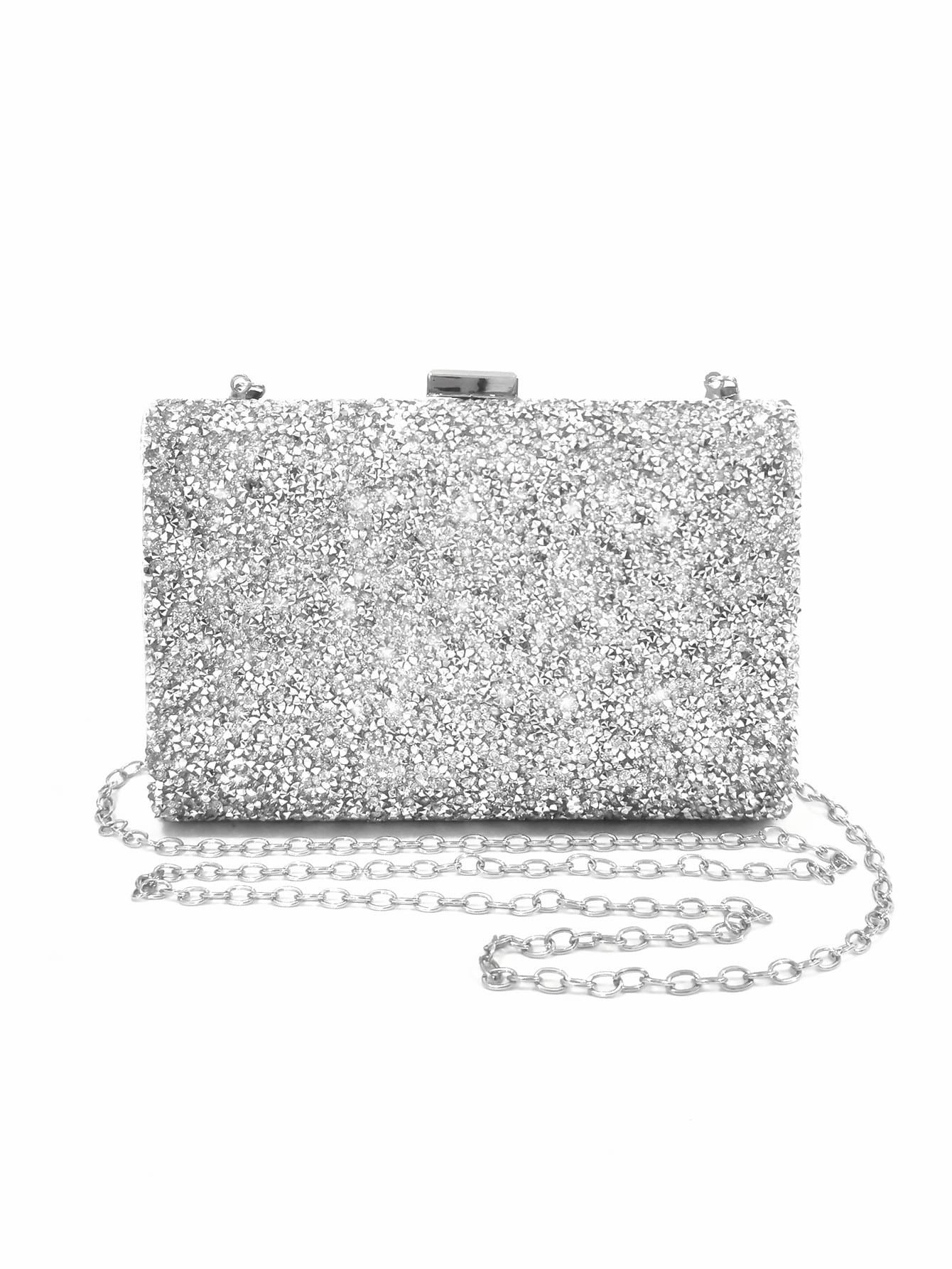 Sac Boîte Léger Et Décontracté Pour Affaires, Mini Sac À Main Décoré De Strass, Parfait Pour Les Mariages, Les Événements De Soirée Et Les Promenades. trass Pour Les Fêtes. Sac Parfait Pour Fête, Dîner / Banquet, Pour Les Filles, Les Femmes Et La Mariée. - 9996950