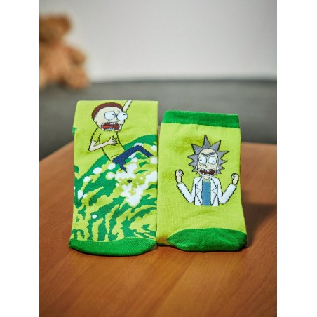 Rick and Morty | ROMWE Femme 1 paire Chaussettes Dessin Animé - 20050874