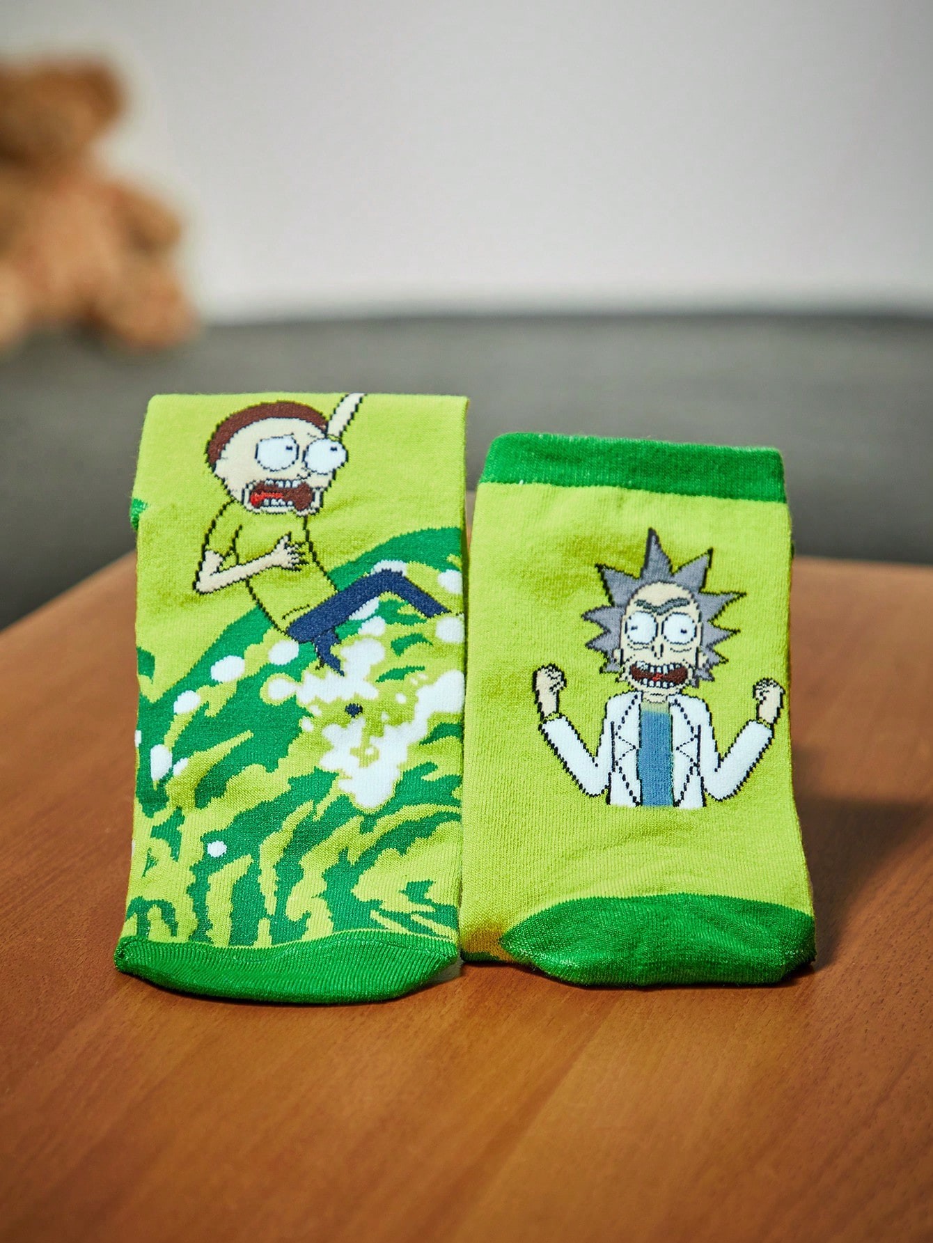 Rick and Morty | ROMWE Femme 1 paire Chaussettes Dessin Animé - 20050874