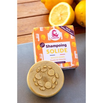 Shampoing solide - Poudre de citron bio - Cheveux blonds - 55 g - 03 - 26983245