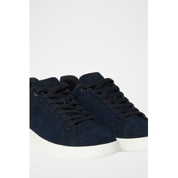 Baskets en nubuck - Bleu marine - 02 - 31385320