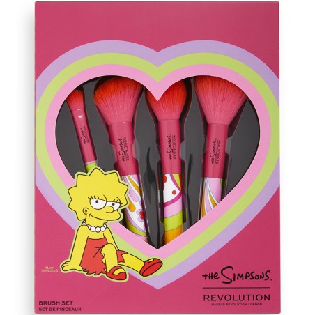 Kit de 4 pinceaux - Revolution x The Simpsons - Teint & yeux - 03 - 31103627