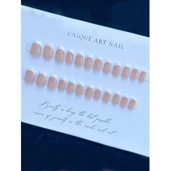 24 pièces Pointes d'ongles en forme carrée courtes avec motifs de blocs de couleurs minimalistes et amusants, comprenant 1 pièce lime à ongles et 1 pièce colle en gel pour ongles. Fournitures d'ongles pressés sur ongles - 23647484