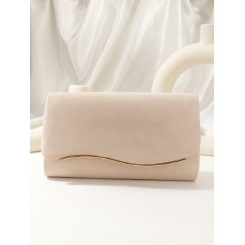 Bourse d'embrayage beige pour femmes SIIZA, grande taille, sac de soirée, sac à main de bal avec chaîne détachable pour mariage élégant, sac de soirée anniversaire et robes pour fête de femmes - 32552163