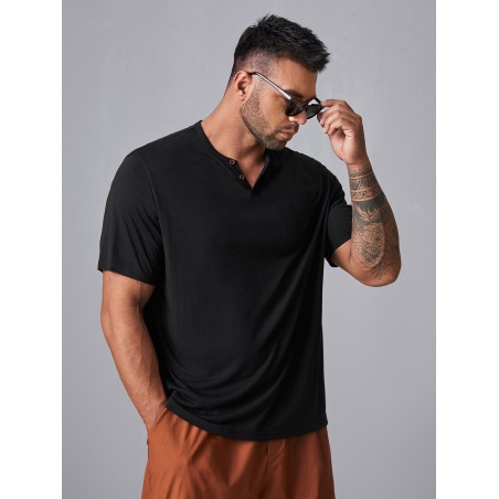 Manfinity Homme Homme T-shirt unicolore - 7602872