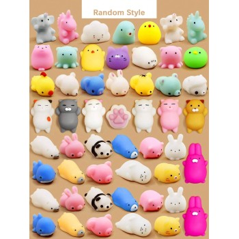 1/6/12 Pièces Mochi Squishies Kawaii Anima Jouets Squishy pour anti-stress Boule de compression Cadeaux de fête Jouets de soulagement du stress pour un anniversaire - 35362356