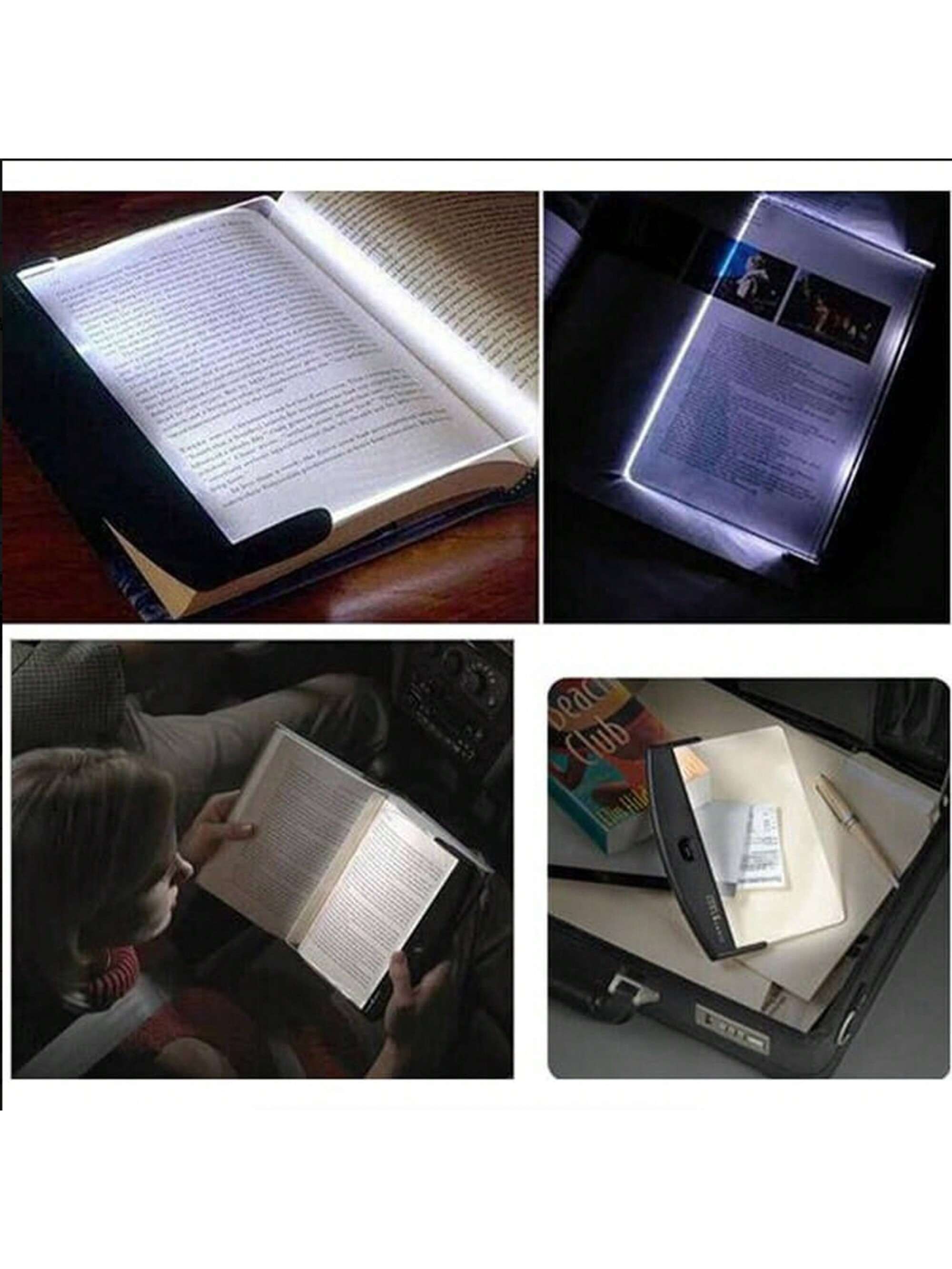 1 pièce Lumière de lecture nocturne pour tablette étudiante à LED, nouvelle alimentation par batterie de style avec soin doux des yeux - 37144689