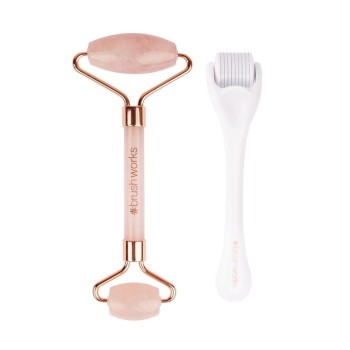 Set rajeunissant - Rouleau quartz rose & rouleau aiguilles de dermabrasion