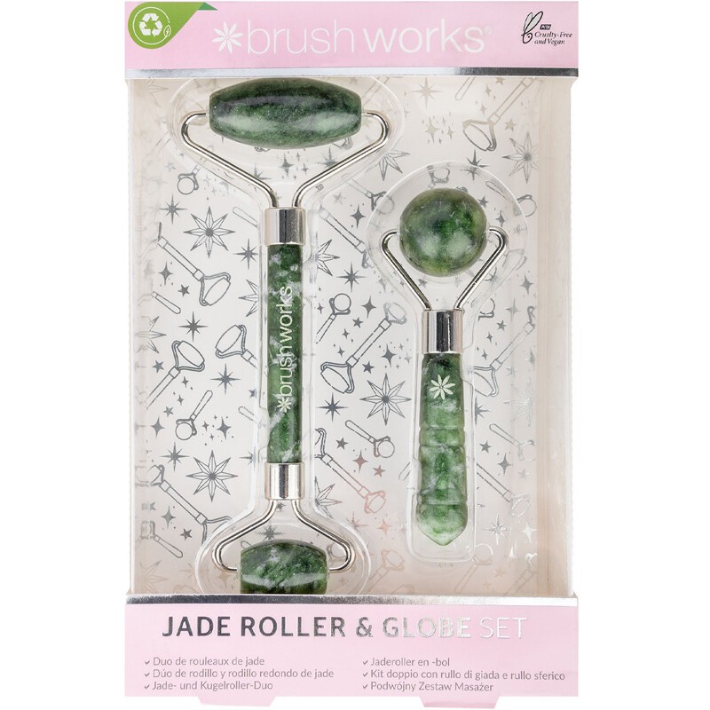 BrushWorks - Duo de rouleau & globe raffermissant - Jade