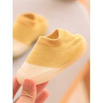 Chaussettes De Sol Antidérapantes Et Respirantes À Semelle Souple Pour Bébé, 1 Paire, Automne/hiver, Avec Chaussures, Pour Usage Intérieur, 1 An - 29449425