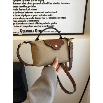 Nouveau sac à main croisé Dan Toni en nylon décontracté pour femme, couleur unie, style 'Sac à bourse', sac bandoulière - 36574268