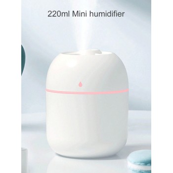 1 pièce 220ml Mini En Forme De Goutte Portable air Humidificateur & Diffuseur D'huiles Essentielles , Voiture & Domicile Utiliser , Adapté Pour Bureau & Domicile - 22958539