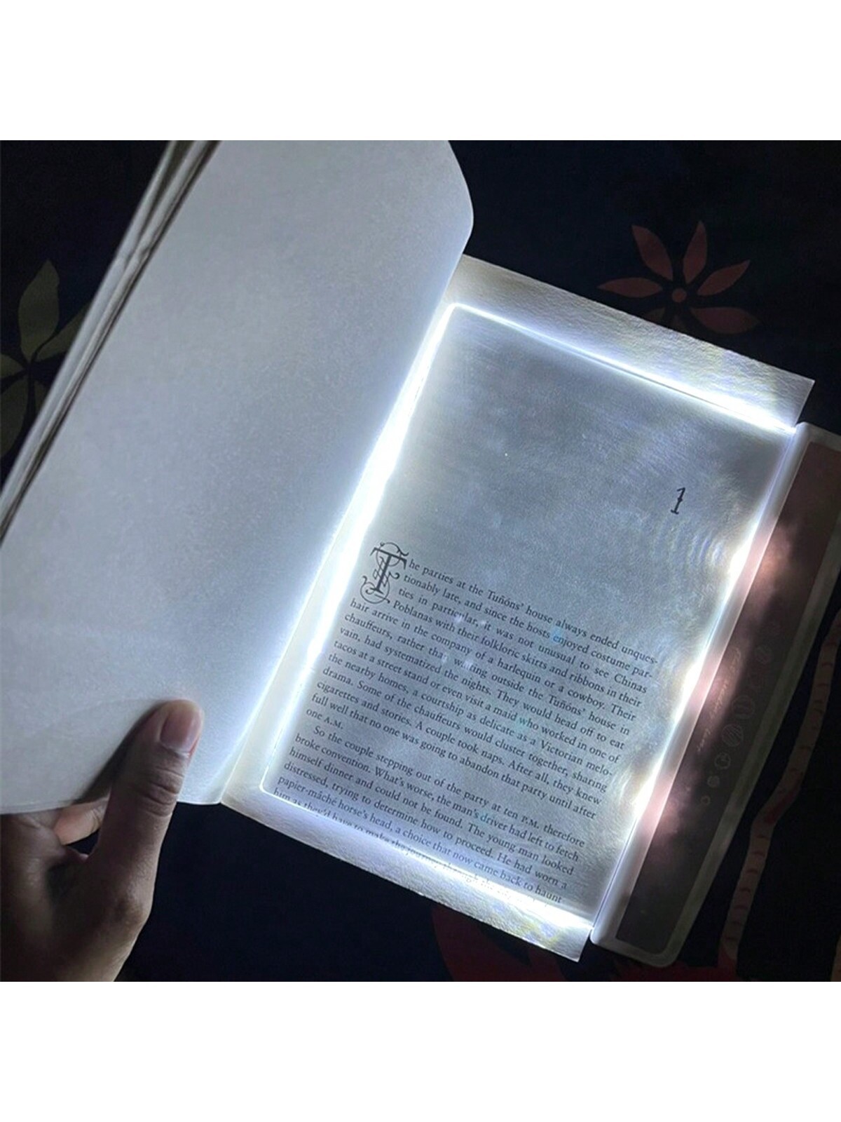 Lampe de lecture de livre transparente à LED aléatoire, veilleuse et lampe de bureau portables pour étudiants - 35589910