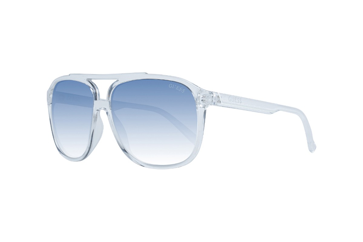 Lunettes de soleil homme - Catégorie 3 - Bleu transparent - 02 - 32186249