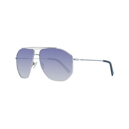 Lunettes de soleil homme - Catégorie 3 - Argenté et bleu marine - 02 - 32186254