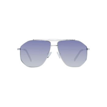 Lunettes de soleil homme - Catégorie 3 - Argenté et bleu marine - 02 - 32186254