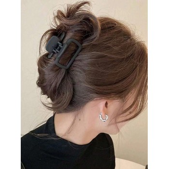 4 pièces Barrettes à cheveux simples et mignonnes, accessoires de cheveux polyvalents et doux pour la fête, les courses, le rendez-vous, etc. Pratiques et légères pour la coiffure. - 33924942