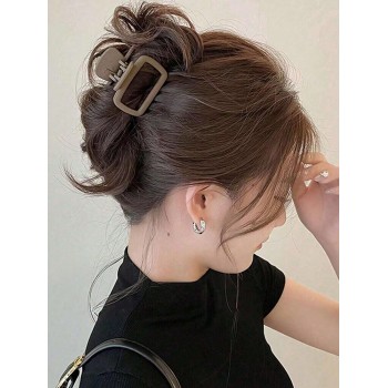 4 pièces Barrettes à cheveux simples et mignonnes, accessoires de cheveux polyvalents et doux pour la fête, les courses, le rendez-vous, etc. Pratiques et légères pour la coiffure. - 33924942