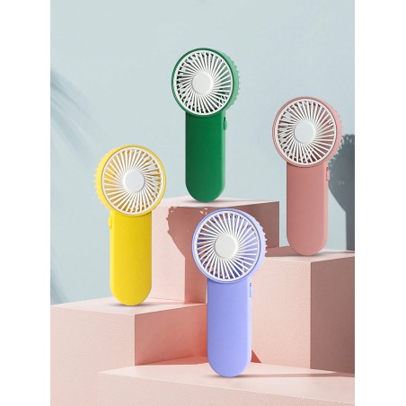 1 pièce Ventilateur mini portatif à piles AA avec sangle suspendue, style extérieur simple, un niveau de vitesse ajustable - 33611671