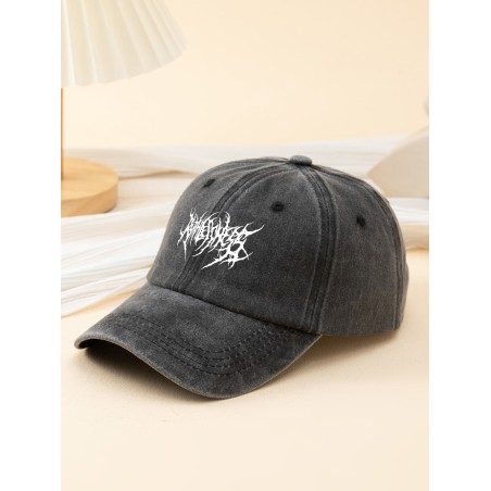 Casquette de baseball ajustable pour homme avec graphismes brodés pour la vie quotidienne et la rue en plein air - 13322950