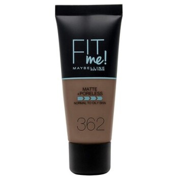 Fond de teint liquide matifiant - Fit Me Matte & Poreless - 362 Deep golden - 30 ml - 03 - 26762610