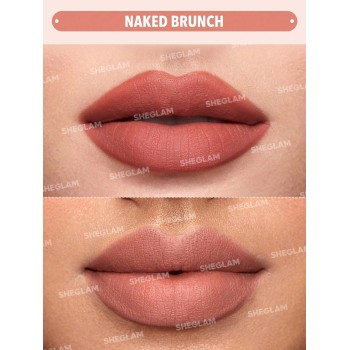 SHEGLAM Rouge À Lèvres Liquide Mat Allure - Naked Brunch Rouge À Lèvres Longue Tenue Et Hautement Pigmenté, Nourrissant À L'huile De Tournesol Et Atténuant Les Ridules Des Lèvres, Soins Et Maquillage Des Lèvres - 2369273