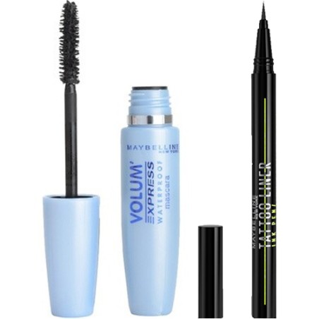 Mascara waterproof & eyeliner feutre - Noir - 03 - 31038944