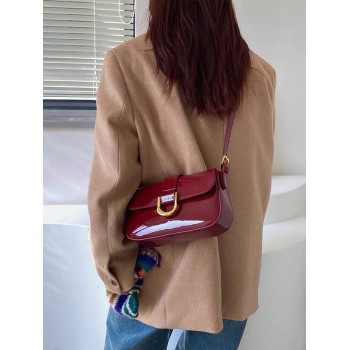 Sac à bandoulière en PU à la mode, sac sous le bras tendance, élégant sac à main et sac à main pour femmes, le meilleur cadeau de la Saint-Valentin po t le travail - 26888226