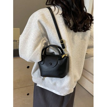 1 Pièce Sac À Main À Rabat De Style Simple Avec Sangle Pour Épaule Pour Femmes, Adapté À Une Utilisation Quotidienne - 31010022