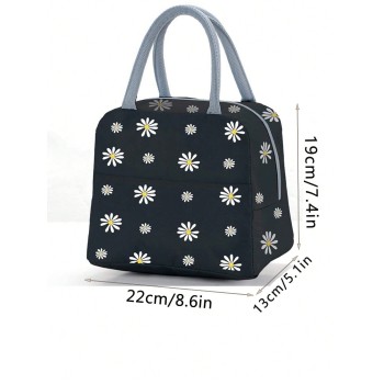 Sac à repas à motif marguerite - 10816879