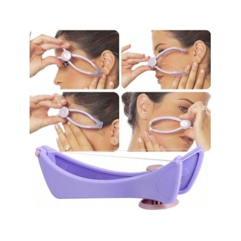 Épilateur pour femmes Épilateur facial mini à ressort pour enlever les poils Outil de beauté pour maquillage de bricolage des joues et des sourcils - 22139834