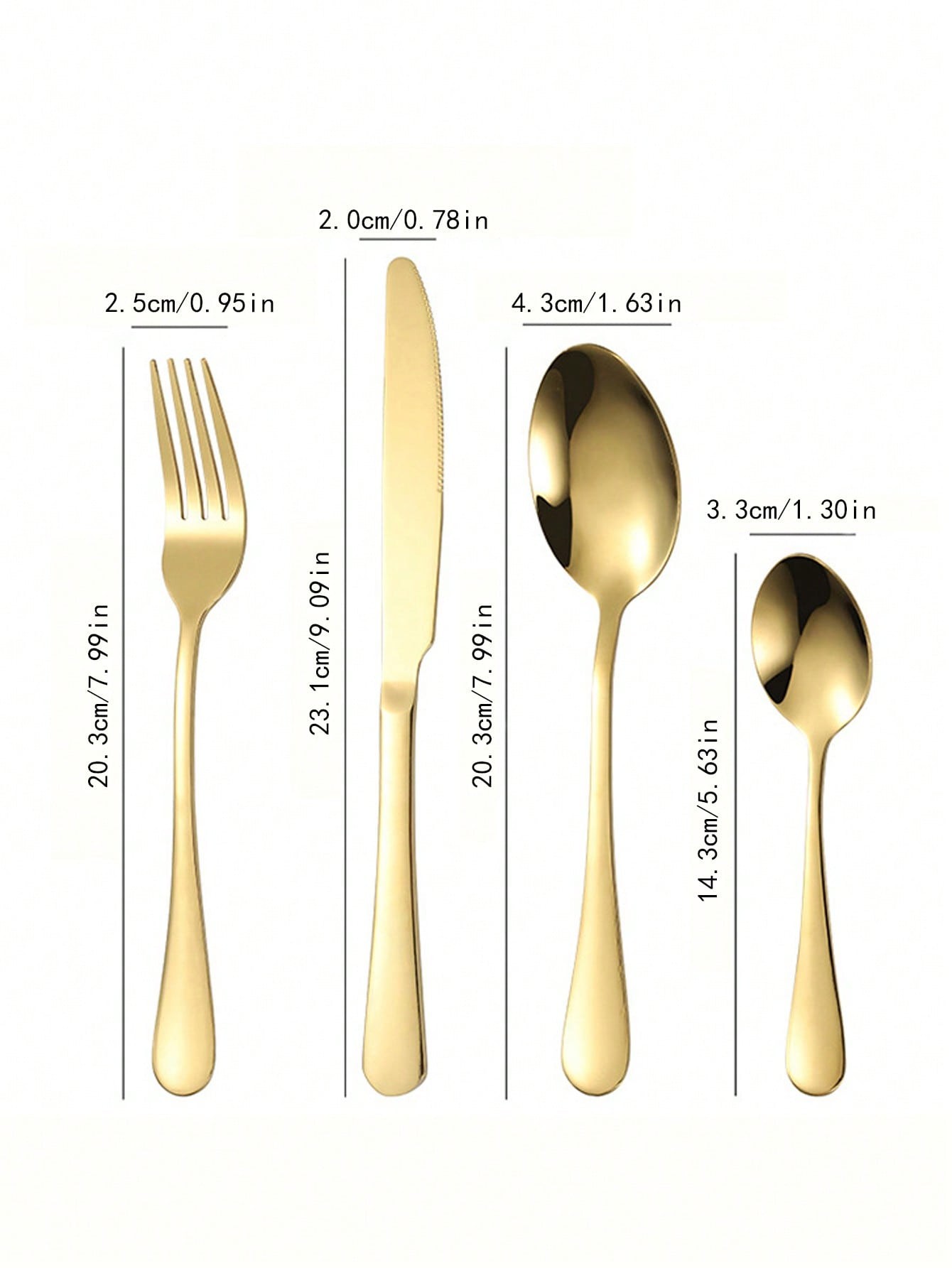 24 pièces/set Ensemble de couverts en acier inoxydable, couteau, fourchette et cuillère minimalistes argentés pour la table à manger de la cuisine et les fournitures scolaires de restaurant, rentrée des classes - 13852769