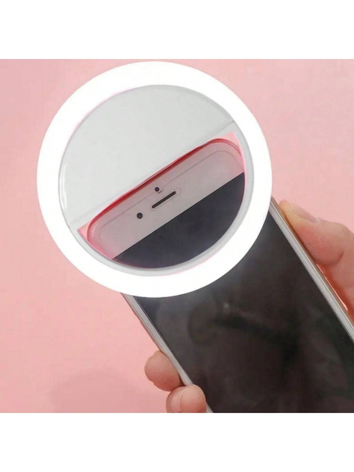 Téléphone Mobile LED Lampe D'appoint Pour Diffusion En Direct , selfie , Et Recharge USB , Rond Caméra Lampe - 19644083