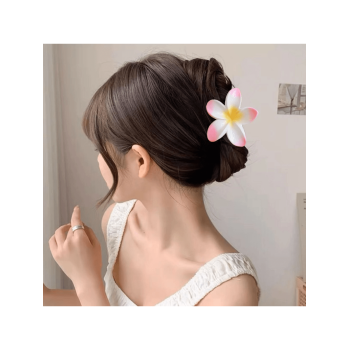 2 pièces Griffes de cheveux décorées de fleurs à la mode pour femmes pour un port quotidien en rue - 34265526