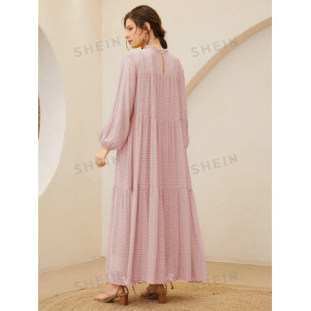 SHEIN Mulvari Robe manches bouffantes à volants - 7225527