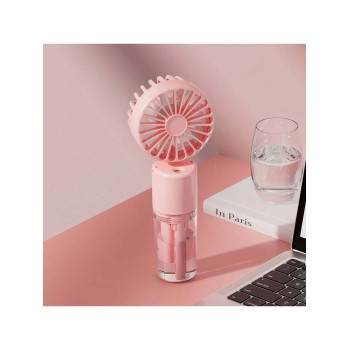 1 Pièce, Mini Ventilateur Portable Pliable Avec Humidificateur À Vaporisateur, Ventilateur Portatif À Main Avec Brume D'eau, Confort De Refroidissemen  Et La Plage - 31687242