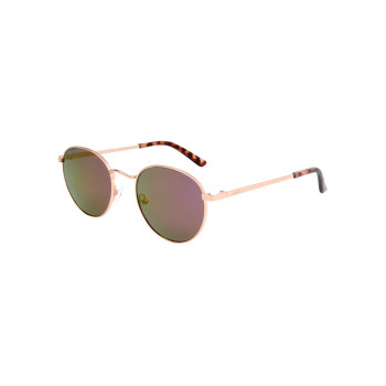 Lunettes de soleil femme - Catégorie 3 - Doré rose et marron - Guess - 02 - 32402023