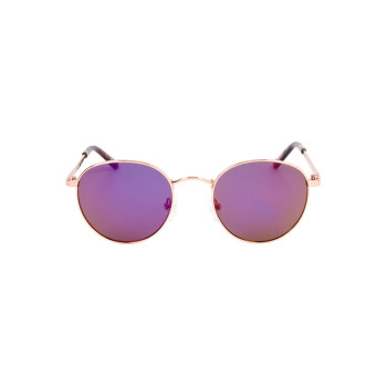 Lunettes de soleil femme - Catégorie 3 - Doré rose et marron - Guess - 02 - 32402023