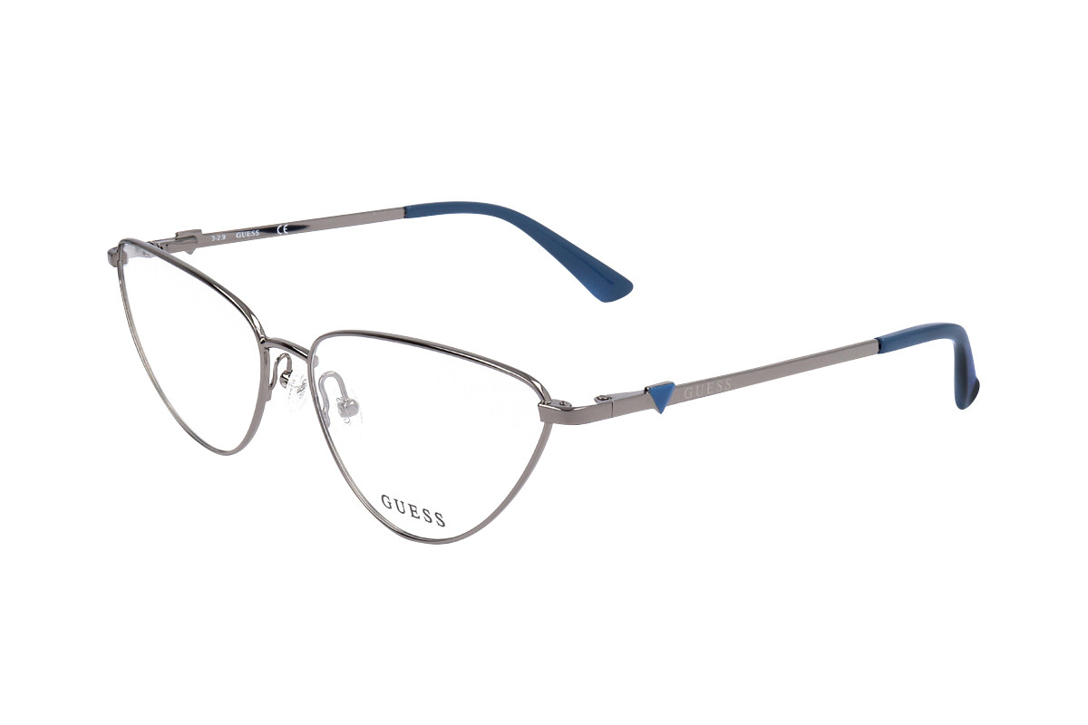 Lunettes de vue femme - Guess - Argenté et bleu - 02 - 32402016