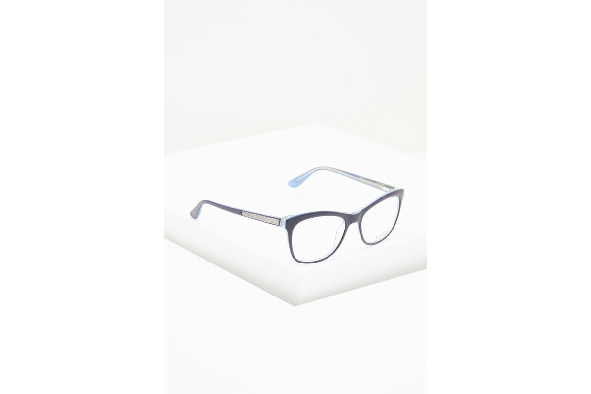 Lunettes de vue femme - Bleu et argenté - Guess - 02 - 32402018