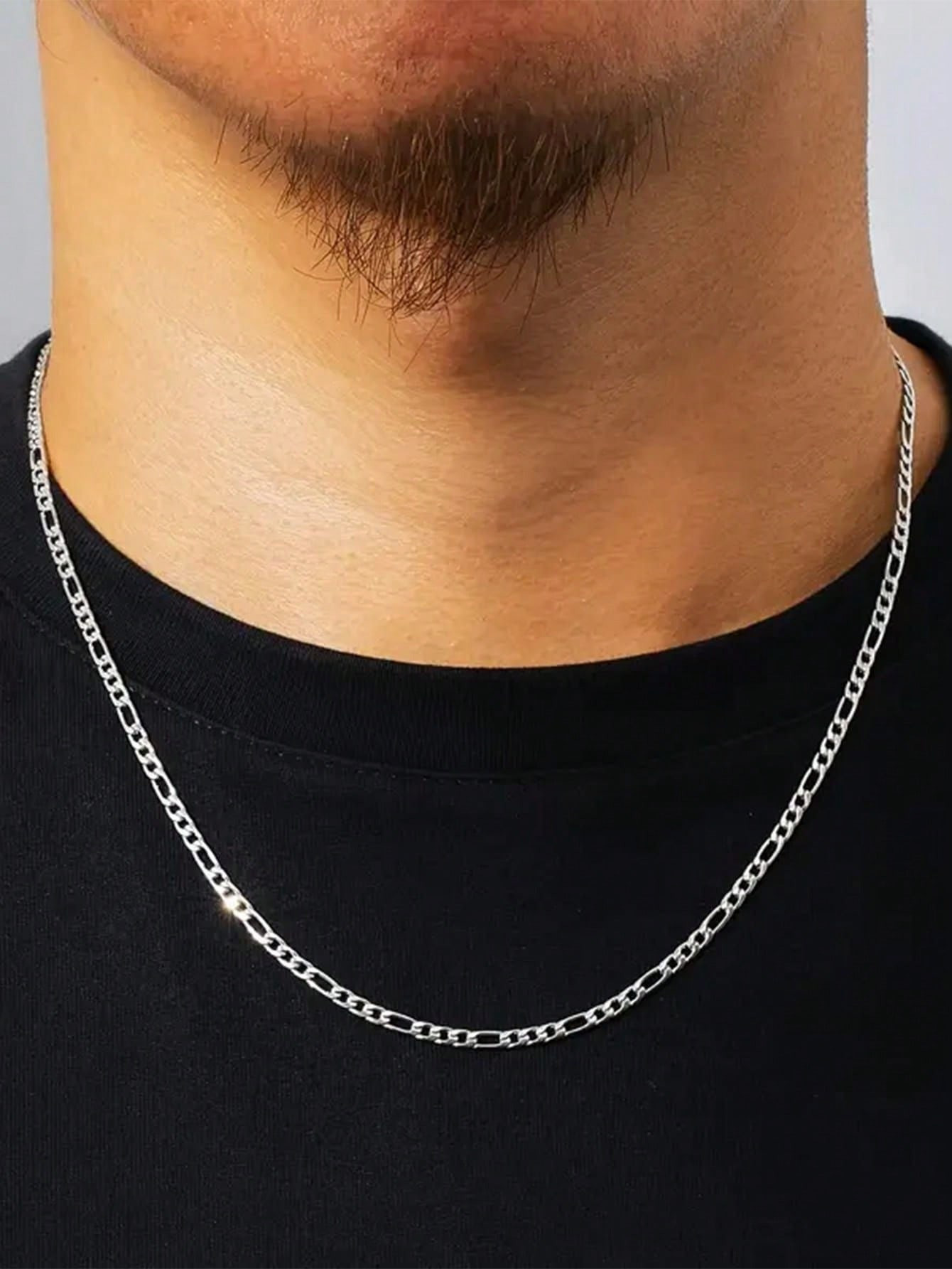 Collier NK en acier inoxydable pour hommes et femmes, collier de style européen et américain Hiphop - 35967485